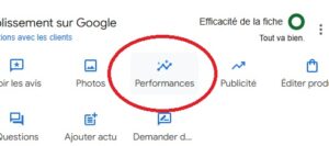 herramienta de estadísticas de rendimiento para tu ficha de empresa en google